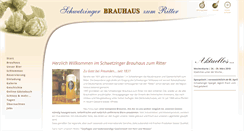 Desktop Screenshot of brauhaus-zum-ritter.de